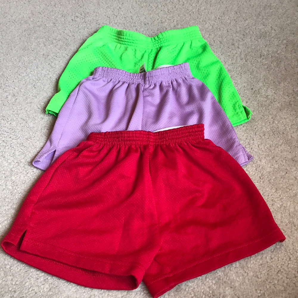 Three pair girls shorts